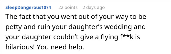 Mom Wonders If She's A Jerk For Wearing Jeans To Daughter's Wedding To Prove A Point, Gets A Reality Check Online Mom Wonders If She's A Jerk For Wearing Jeans To Daughter's Wedding To Prove A Point, Gets A Reality Check Online