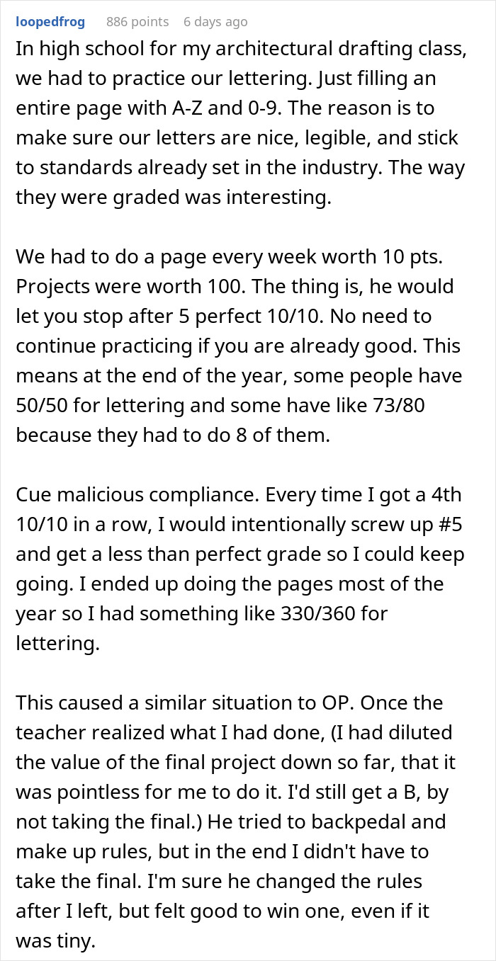 Professor Regrets His Grading System Policy After Student Maliciously Complies And Only Sends Him The Title Page For Their Assignment Professor Regrets His Grading System Policy After Student Maliciously Complies And Only Sends Him The Title Page For Their Assignment