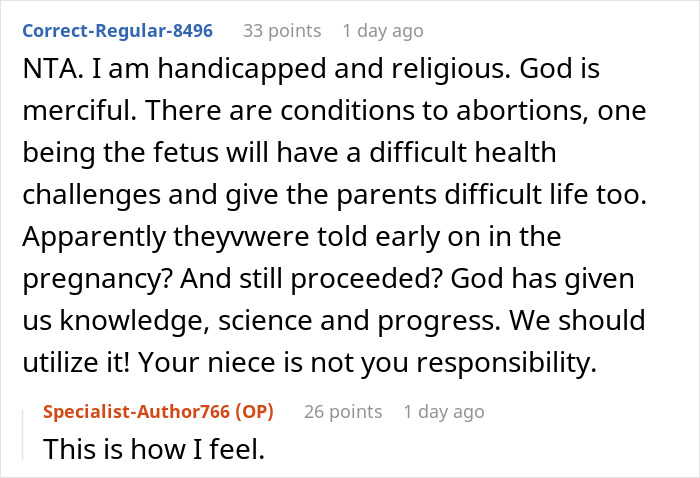 Man Refuses To Take In His Sister And His Special Needs Niece, Gets Backed By Netizens