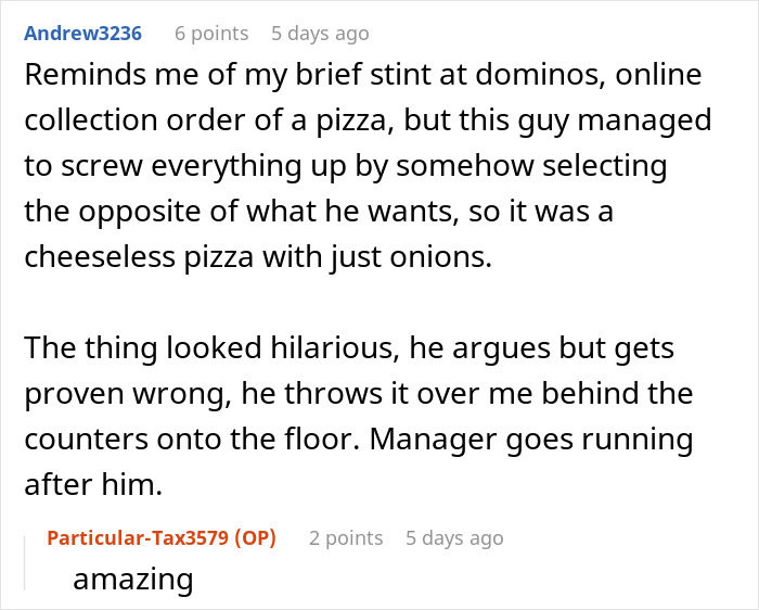 Pizza Maker Tries To Explain To Couple That They Ordered Too Many Toppings And The Pizza Won&rsquo;t Cook, They Insist And The Worker Maliciously Complies