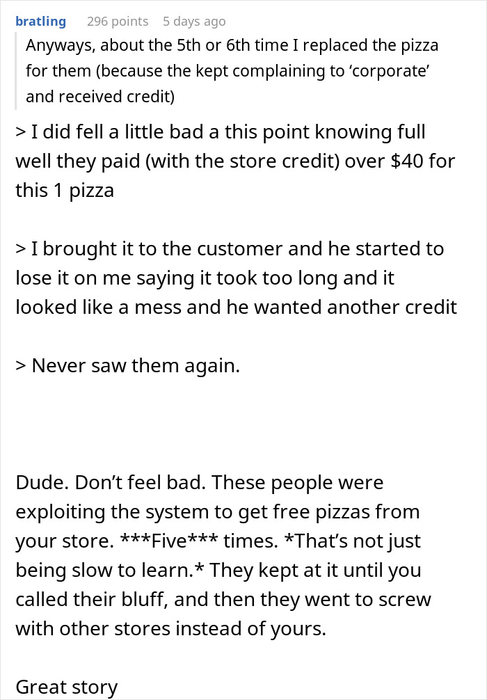 Pizza Maker Tries To Explain To Couple That They Ordered Too Many Toppings And The Pizza Won&rsquo;t Cook, They Insist And The Worker Maliciously Complies