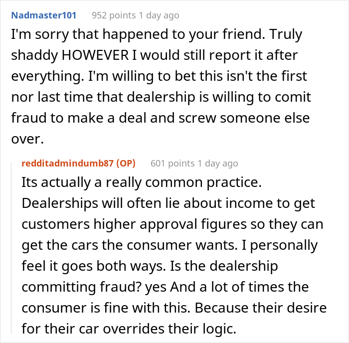 Guy Can&rsquo;t Afford His Car Payments And Wants To Cancel His Contract, His Friend Finds Bank Fraud In His Papers And Blackmails The Car Dealership