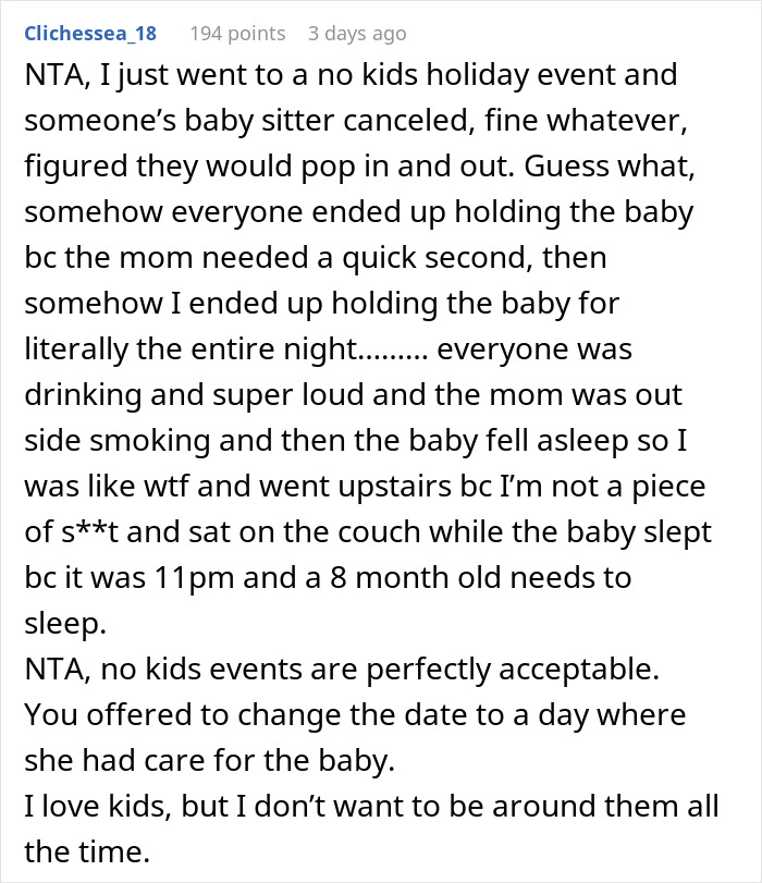 New Mom Snaps After Being Told Not To Bring Her 5-Month-Old To A Work Outing New Mom Snaps After Being Told Not To Bring Her 5-Month-Old To A Work Outing