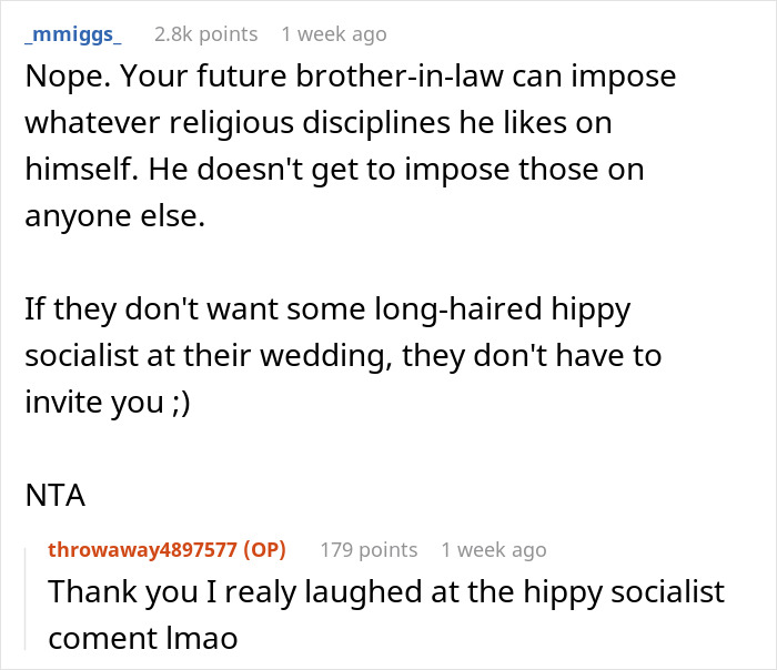 Guy Doesn&rsquo;t Plan On Cutting His Long Hair For His Sister&rsquo;s Wedding To Conform To His BIL&rsquo;s Religion