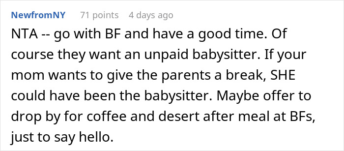 Woman Is Sick Of Having To Watch Her Cousins&rsquo; Children At Thanksgiving Gatherings, Decides To Spend It At Her Boyfriend&rsquo;s