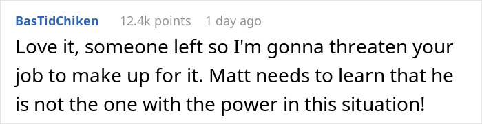 Boss Issues An Ultimatum After Woman Refuses To Work On Her Time Off, She Doesn&rsquo;t Waste A Second And Quits