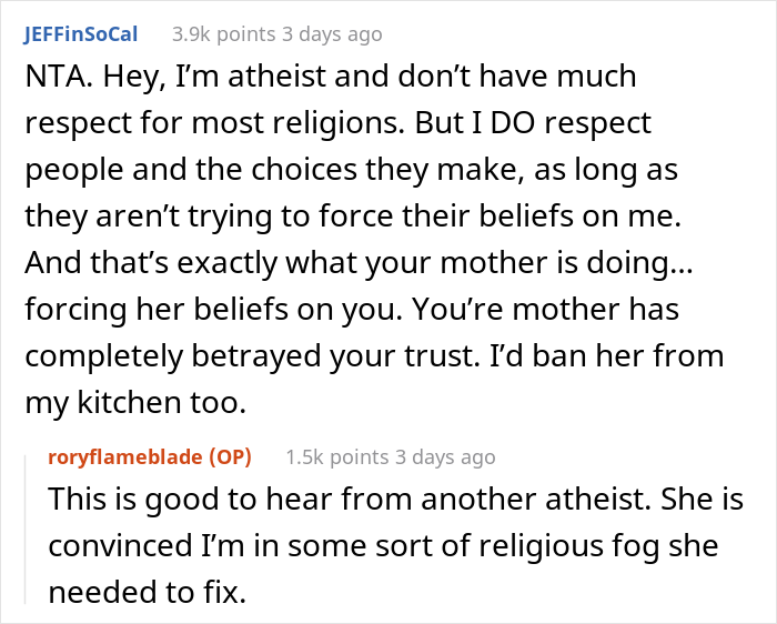 &ldquo;I Took Her Key&rdquo;: Mom Gets Banned From Her 24 Y.O. Daughter&rsquo;s House For Purposefully &ldquo;Sabotaging Her Kosher Kitchen&rdquo;