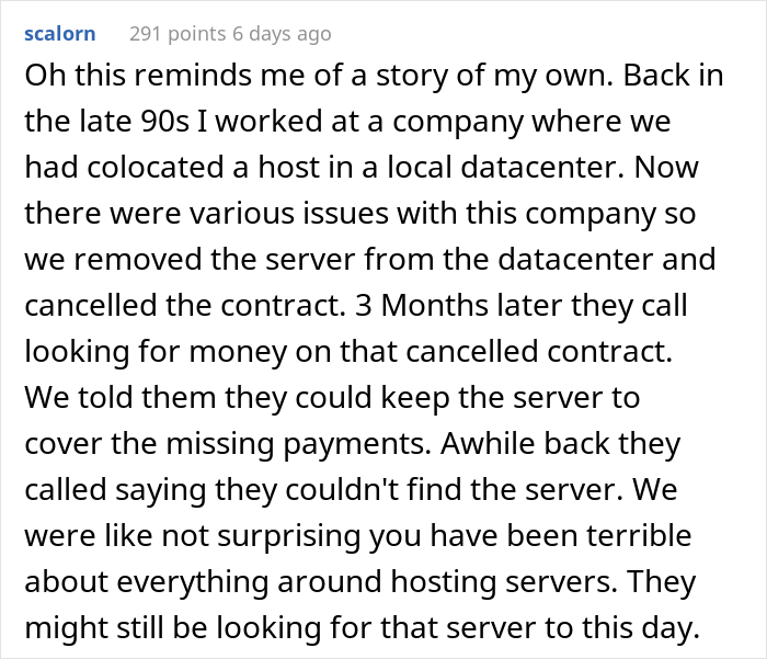 Storage Company Charges Client For Something That Never Existed, So She Pretends Like It Does And Now They Have To Find It Storage Company Charges Client For Something That Never Existed, So She Pretends Like It Does And Now They Have To Find It