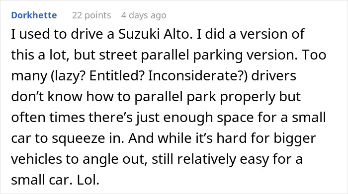 Guy Spots Two Cars Taking Up Multiple Spaces So Nobody Parks Next To Them, Finds A Satisfying Way To Get His Point Across Guy Spots Two Cars Taking Up Multiple Spaces So Nobody Parks Next To Them, Finds A Satisfying Way To Get His Point Across