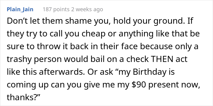 Friends Bail From Restaurant Before Check Arrives And Refuse To Pay This Woman Back For It, She Complains To The Birthday Girl's Mother