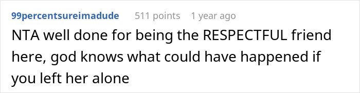 Guy Is Told Off By His Friend For Taking His Drunk Fianc&eacute;e Home Instead Of Calling An Uber For Her