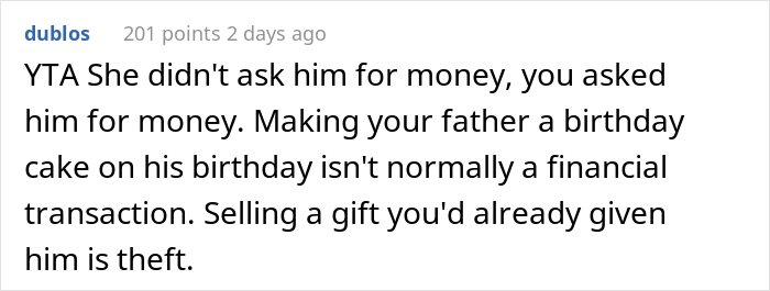 Man Refuses To Pay His Stepdaughter For The Cake She Baked For His Birthday, Family Drama Ensues Man Refuses To Pay His Stepdaughter For The Cake She Baked For His Birthday, Family Drama Ensues