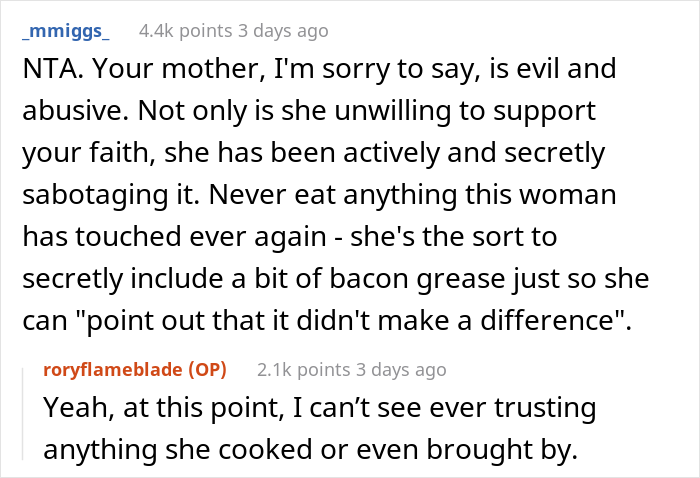 &ldquo;I Took Her Key&rdquo;: Mom Gets Banned From Her 24 Y.O. Daughter&rsquo;s House For Purposefully &ldquo;Sabotaging Her Kosher Kitchen&rdquo;