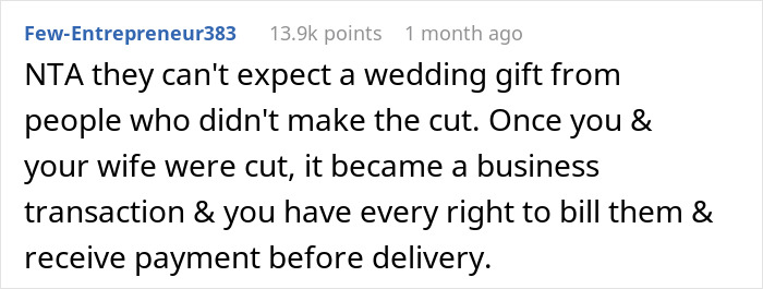 &ldquo;We&rsquo;ve Spent Close To $2,000 On All The Materials&rdquo;: Relatives Invoice Bride After Finding Out They Weren&rsquo;t Invited To The Wedding
