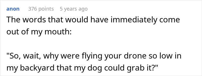 A Jerk Sues Neighbor Because His Dog Destroyed His Expensive Drone, Embarrasses Himself In Court