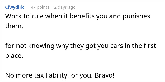 Company Cuts Costs By Taking Away Cars, Learns A Lesson After Employees Maliciously Comply
