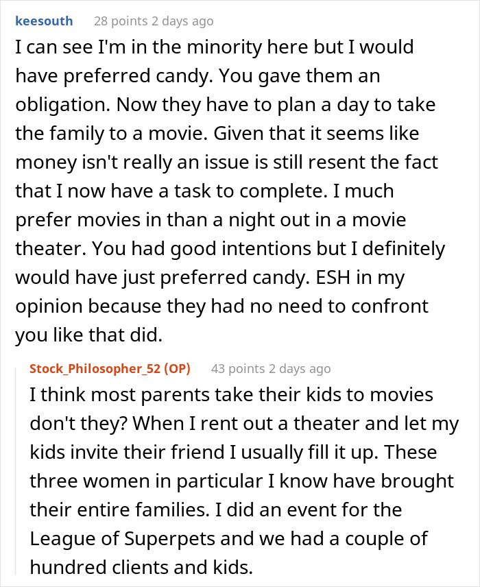 Parent Gives Their Son's Kindergarten Classmates Movie Vouchers, Calls Other Parents "Greedy" And "Cheap" After They Confront Them Parent Gives Their Son's Kindergarten Classmates Movie Vouchers, Calls Other Parents "Greedy" And "Cheap" After They Confront Them