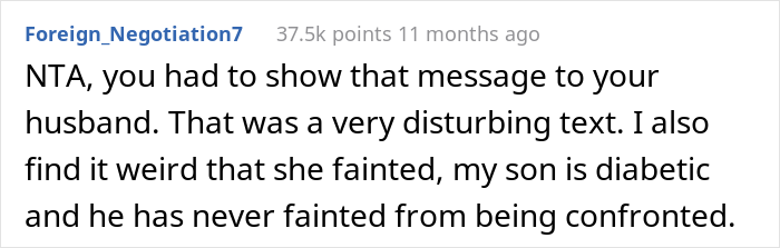 "[Am I The Jerk] For Showing My Husband The Text His Mom Sent Me And Causing Her To Be Disowned?"