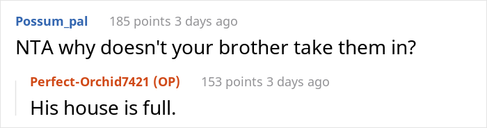 Elderly Parents Expect Their Daughter To Take Them In, Are Furious When She Says The Best She Can Do Is To Put Them In A Senior Home
