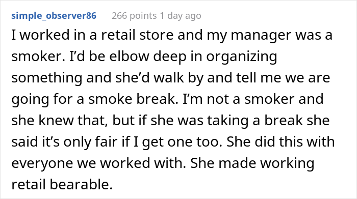 The Internet Applauds This Non-Smoker For Winning An Extra Break By 'Technically' Smoking