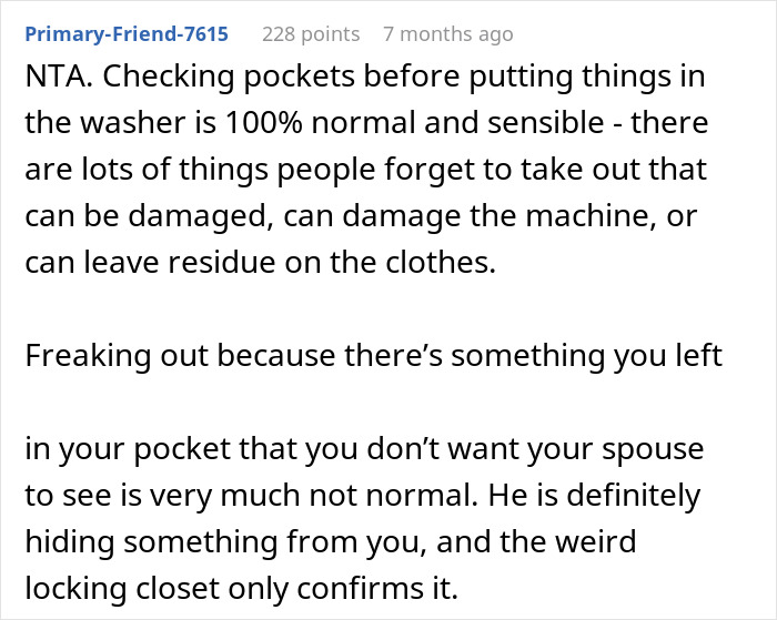 &ldquo;I Was Genuinely Dumbfounded&rdquo;: Wife Wonders If She Invaded Her Husband&rsquo;s Privacy By Emptying His Pants Pockets Before Washing Them