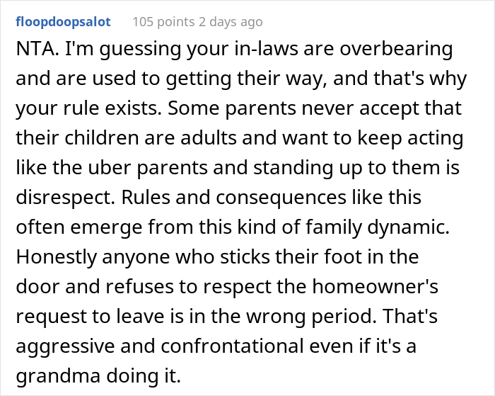 Manipulative In-Laws Refuse To Leave After Showing Up Uninvited, Their Son Doesn't Give In And Gets The Police To Remove Them From The Property