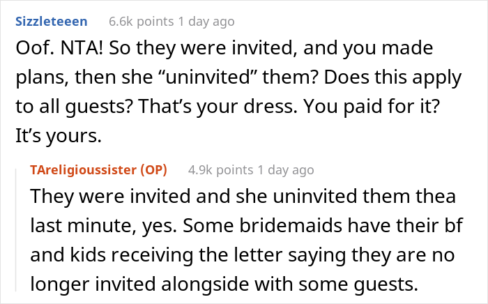 Bride Starts To Disinvite Guests Based On Moral Judgments, Her Maid Of Honor Decides To Drop Out Bride Starts To Disinvite Guests Based On Moral Judgments, Her Maid Of Honor Decides To Drop Out