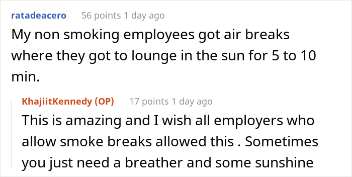 The Internet Applauds This Non-Smoker For Winning An Extra Break By 'Technically' Smoking