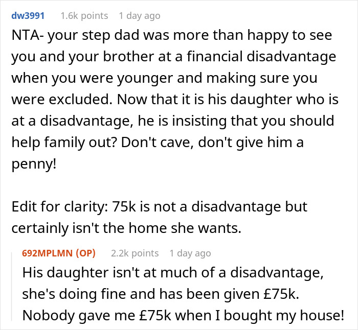 Woman Is Told She Shouldn&rsquo;t Have Brought Up Her Mistreatment In Childhood After Refusing To Give Her Stepfather A Loan
