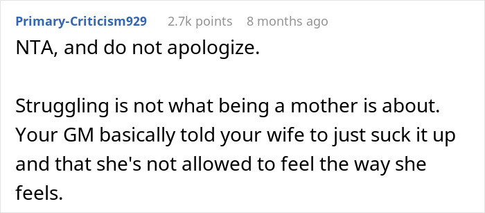 Woman Blows Up At Her Husband's Grandma After Giving A Difficult Birth, Family Is "Appalled" At Her Behavior And The Husband Supporting Her Woman Blows Up At Her Husband's Grandma After Giving A Difficult Birth, Family Is "Appalled" At Her Behavior And The Husband Supporting Her