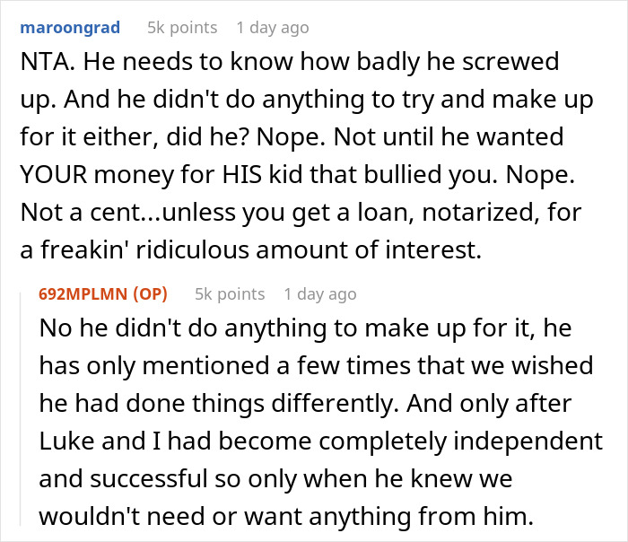 Woman Is Told She Shouldn&rsquo;t Have Brought Up Her Mistreatment In Childhood After Refusing To Give Her Stepfather A Loan