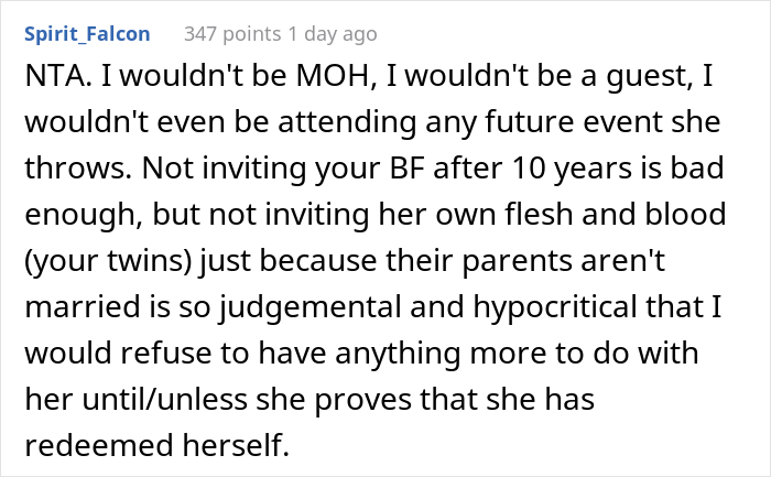Bride Starts To Disinvite Guests Based On Moral Judgments, Her Maid Of Honor Decides To Drop Out Bride Starts To Disinvite Guests Based On Moral Judgments, Her Maid Of Honor Decides To Drop Out