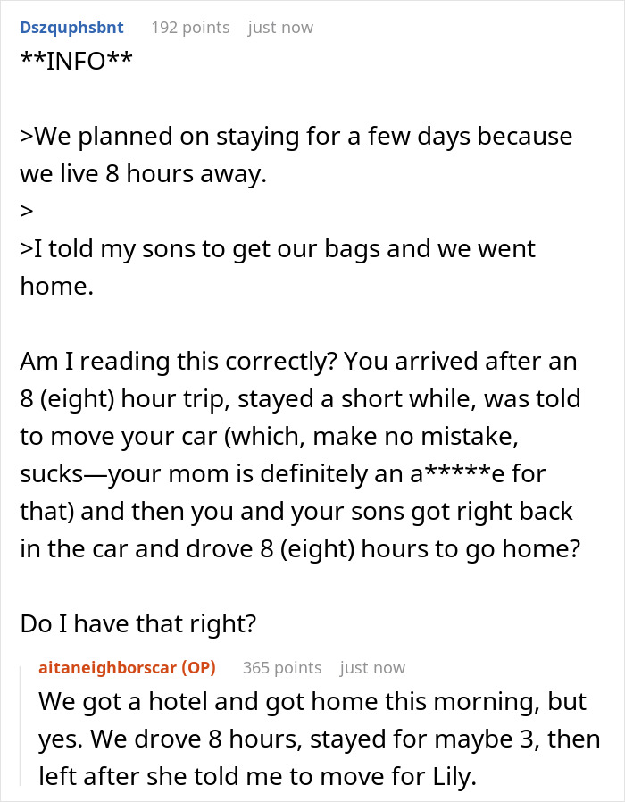 Man Travels 8 Hours To His Mom's, Walks Out On Her After She Shows Favoritism To Her 'Adoptive' Neighbor Man Travels 8 Hours To His Mom's, Walks Out On Her After She Shows Favoritism To Her 'Adoptive' Neighbor