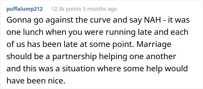 Guy Oversleeps For Work, Loses It After Seeing That His Wife Didn't Lift A Finger To Help Him With Lunch
