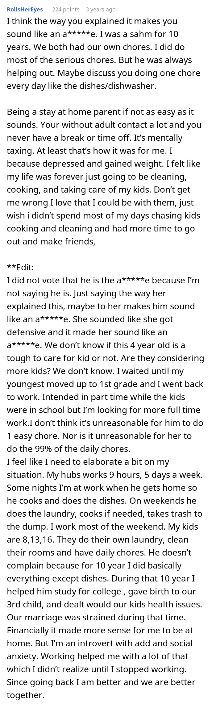 Woman Wants To Become A Stay-At-Home Mom, Husband Then Tells Her That She Would Have To Cover All The Housework While He Works, An Argument Ensues 