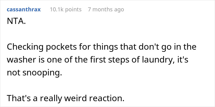 &ldquo;I Was Genuinely Dumbfounded&rdquo;: Wife Wonders If She Invaded Her Husband&rsquo;s Privacy By Emptying His Pants Pockets Before Washing Them