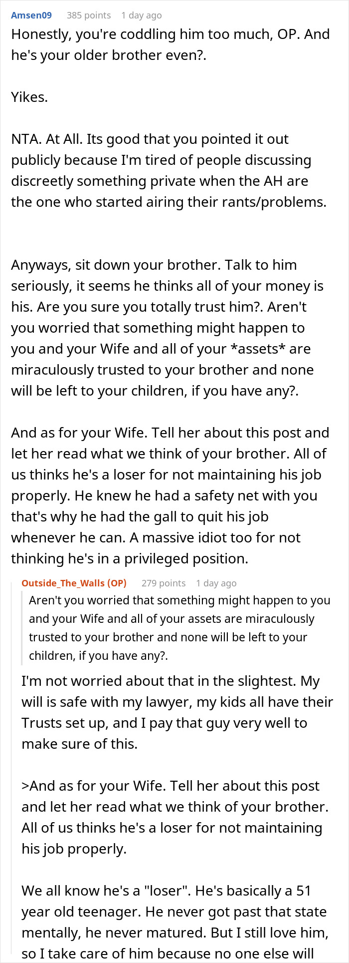&ldquo;AITA For Pointing Out That My Brother Lives A Very Privileged Life?&rdquo;