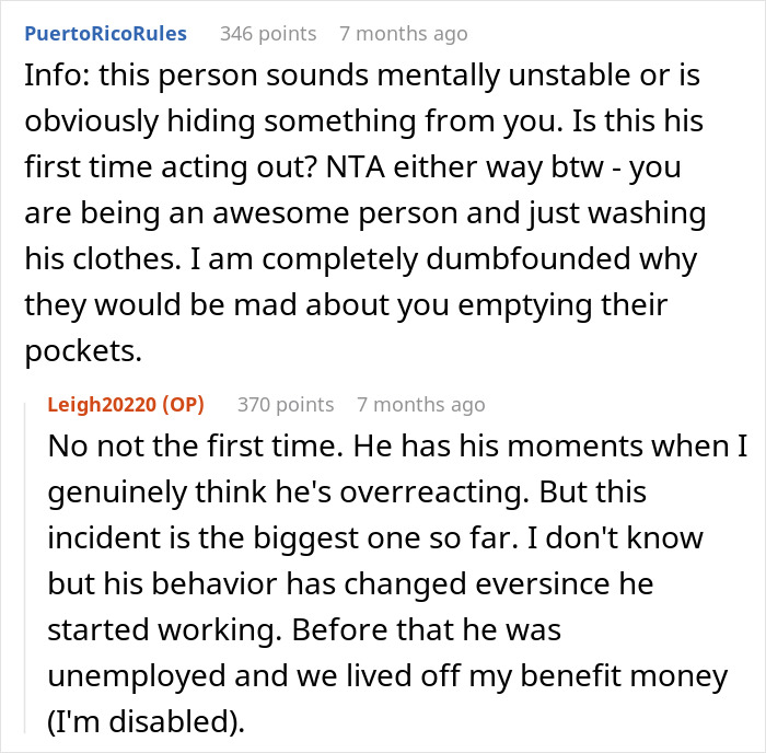 &ldquo;I Was Genuinely Dumbfounded&rdquo;: Wife Wonders If She Invaded Her Husband&rsquo;s Privacy By Emptying His Pants Pockets Before Washing Them