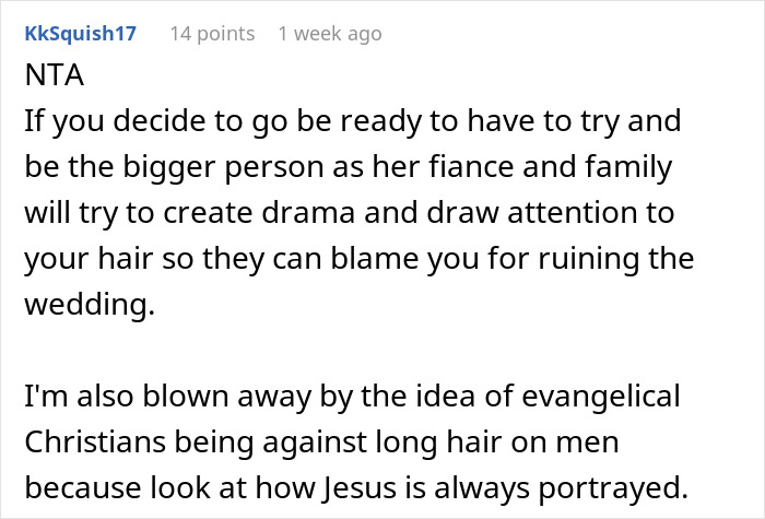 Guy Doesn&rsquo;t Plan On Cutting His Long Hair For His Sister&rsquo;s Wedding To Conform To His BIL&rsquo;s Religion