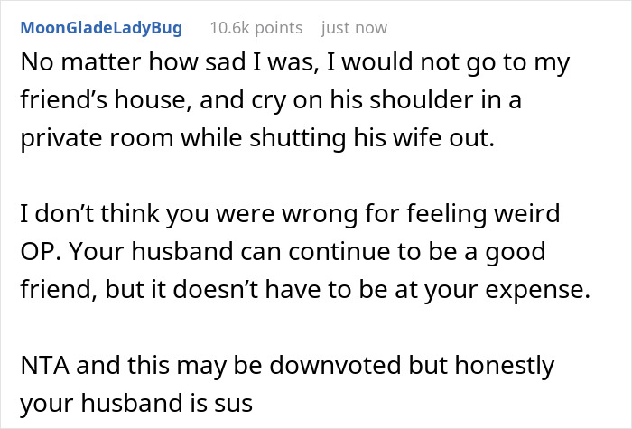 Wife Wonders If She&rsquo;s Really A Jerk For Not Granting Her Husband And His Grieving Girl Friend Some Privacy