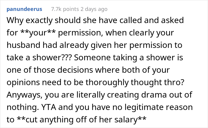 Woman Catches Babysitter Right After She Took A Shower At Their House, Blows Up At Her