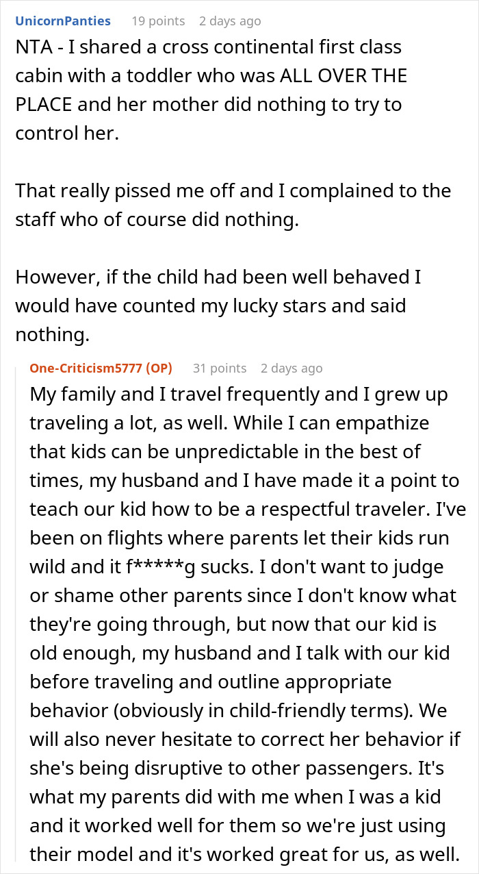 Mother Wonders If She&rsquo;s A Jerk For Buying First-Class Ticket For Her Toddler