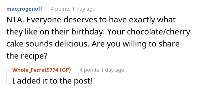 Wife Upset As Her Husband Bakes His Favorite Cherry Cake For His 32nd Birthday Party Though She Bought Him A Cheesecake