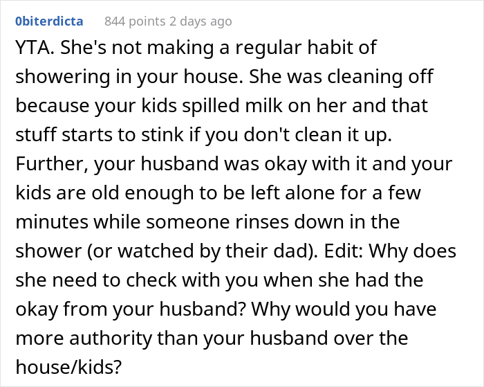 Woman Catches Babysitter Right After She Took A Shower At Their House, Blows Up At Her