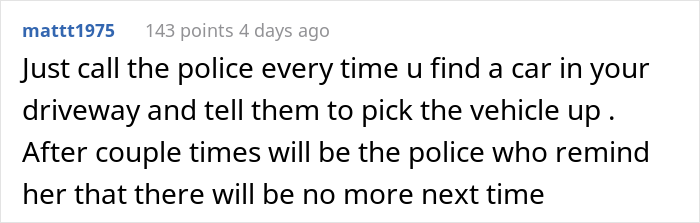 Karen Leaves A Note Saying That Her Guests Will Park In This Woman's Driveway, But She's Not Having It Karen Leaves A Note Saying That Her Guests Will Park In This Woman's Driveway, But She's Not Having It