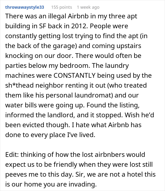"He Is Bleeding Money Of About $6,000 Per Month": Woman Is Fed Up With Neighbors Making Noise, Accidentally Uncovers And Shuts Down An Illegal Airbnb "Ring" "He Is Bleeding Money Of About $6,000 Per Month": Woman Is Fed Up With Neighbors Making Noise, Accidentally Uncovers And Shuts Down An Illegal Airbnb "Ring"