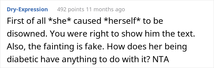 "[Am I The Jerk] For Showing My Husband The Text His Mom Sent Me And Causing Her To Be Disowned?"