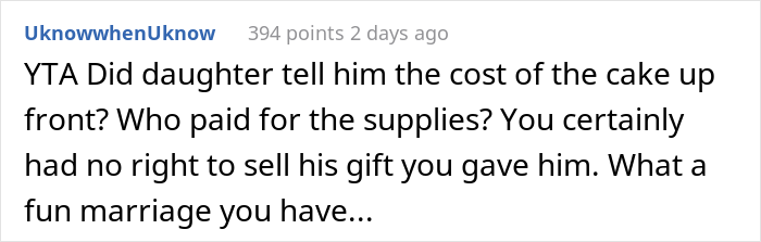 Man Refuses To Pay His Stepdaughter For The Cake She Baked For His Birthday, Family Drama Ensues Man Refuses To Pay His Stepdaughter For The Cake She Baked For His Birthday, Family Drama Ensues