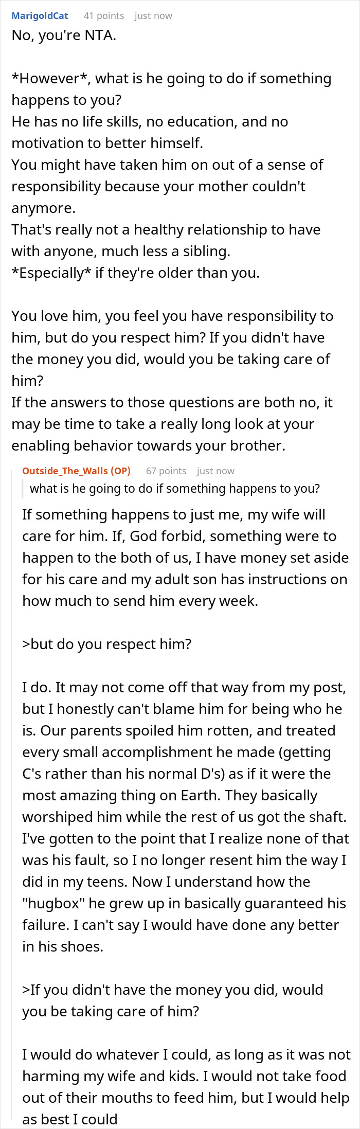 &ldquo;AITA For Pointing Out That My Brother Lives A Very Privileged Life?&rdquo;