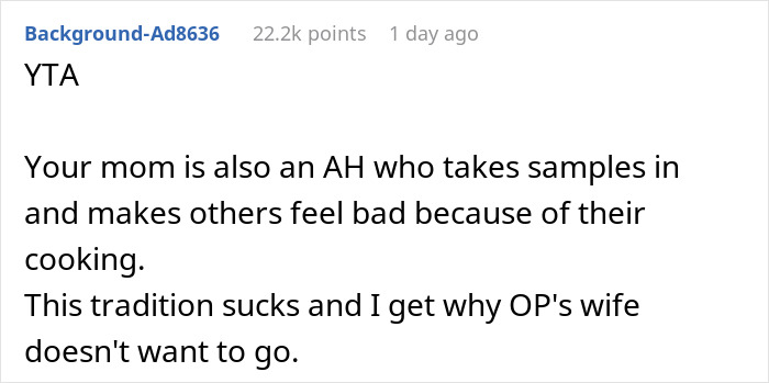 Guy Can't Believe His Wife Wants To Bail On Family Christmas Because Of His Mom's Tradition, The Internet Gives Him A Reality Check